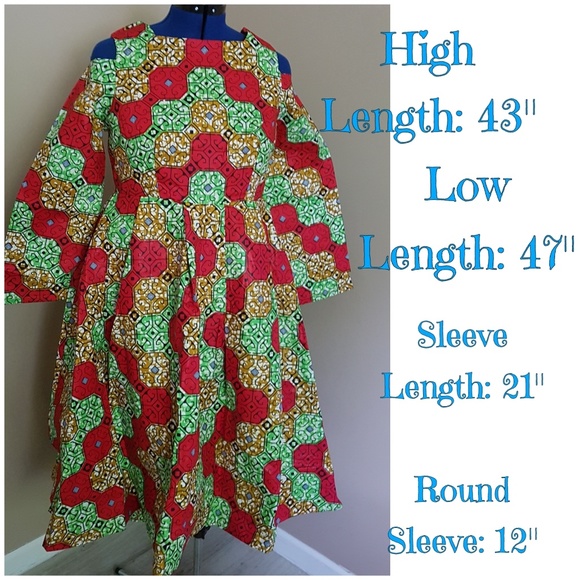 Red hot high low dress - Picture 2 of 8